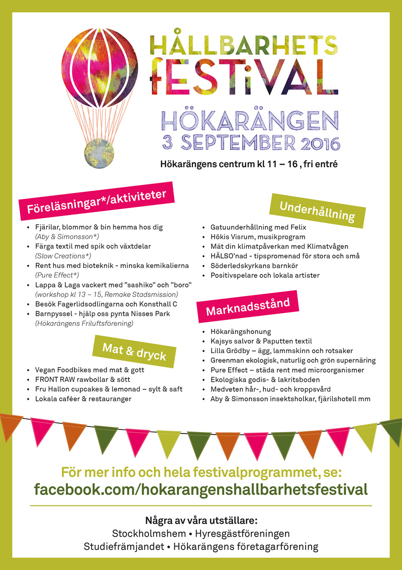 Hökarängens Hållbarhetsfestival 2016